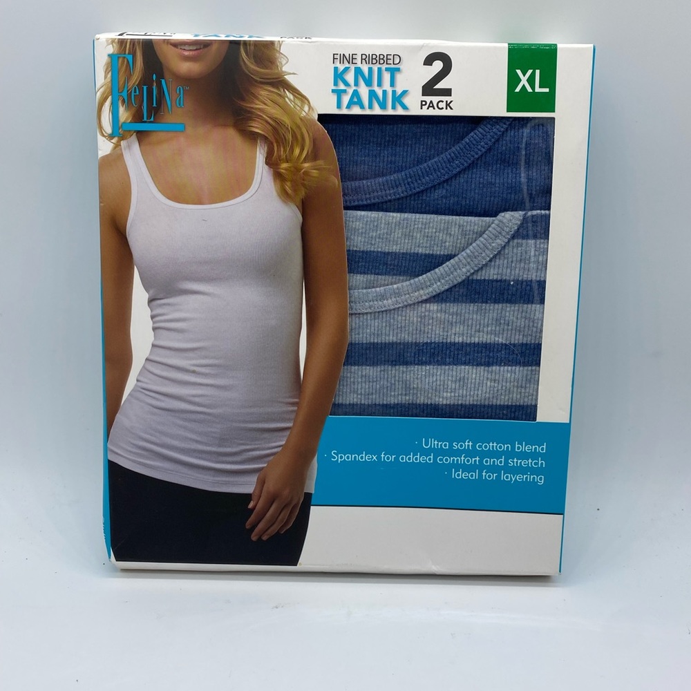Felina Fine Ribbed Tank Tops (2Pack) - Picture 7 of 7